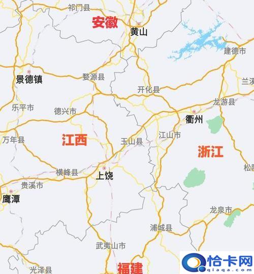 安徽离江西省有多远,江西跟安徽近吗