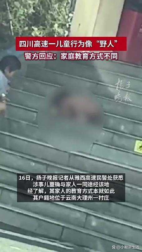 四川雅安:高速上有家庭带野人小孩?多方为此进行回应!
