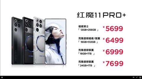 全球首发风水双冷散热！红魔11Pro系列发布：4999元起(图2)
