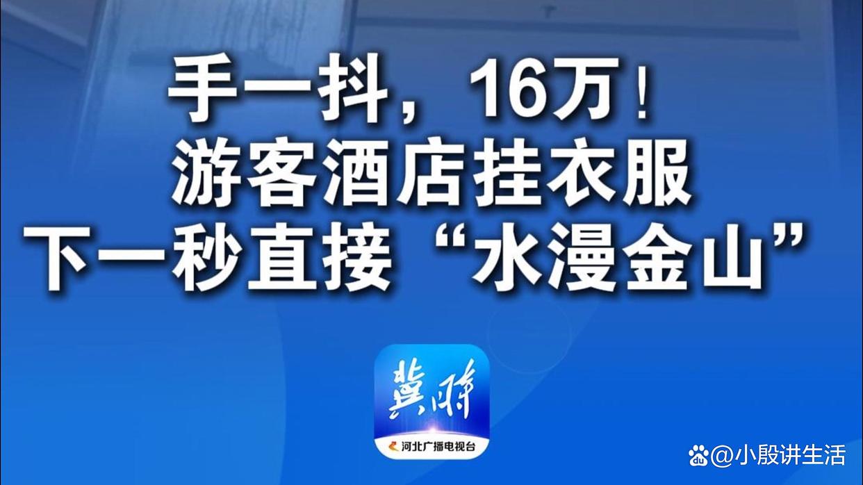 浙江一名客人:在酒店随手一挂?事情发生后被索赔18万元!