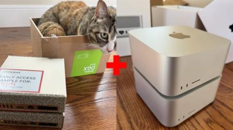 苹果×NVIDIA“梦幻联动”！两台DGXSpark+MacStudio合体：AI性能暴涨2.8倍(图1)