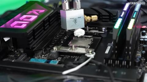 大神玩家动手：9800X3D用上超算的喷雾冷却！可惜不是太完美(图5)