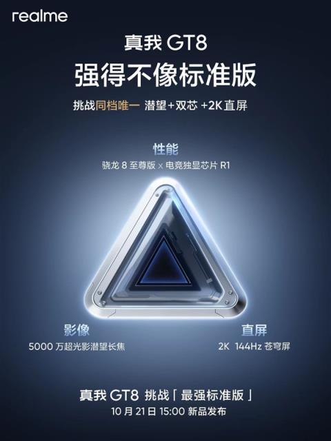 真我GT8要成为最强标准版 王伟：物超所值(图3)