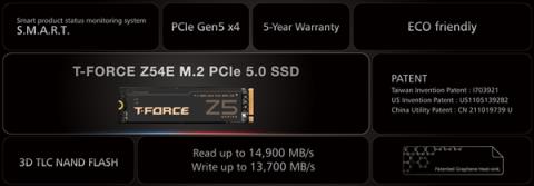 TeamGroupZ54E首发群联二代PCIe5.0主控E28：终于跑出满血14.9GBs(图2)