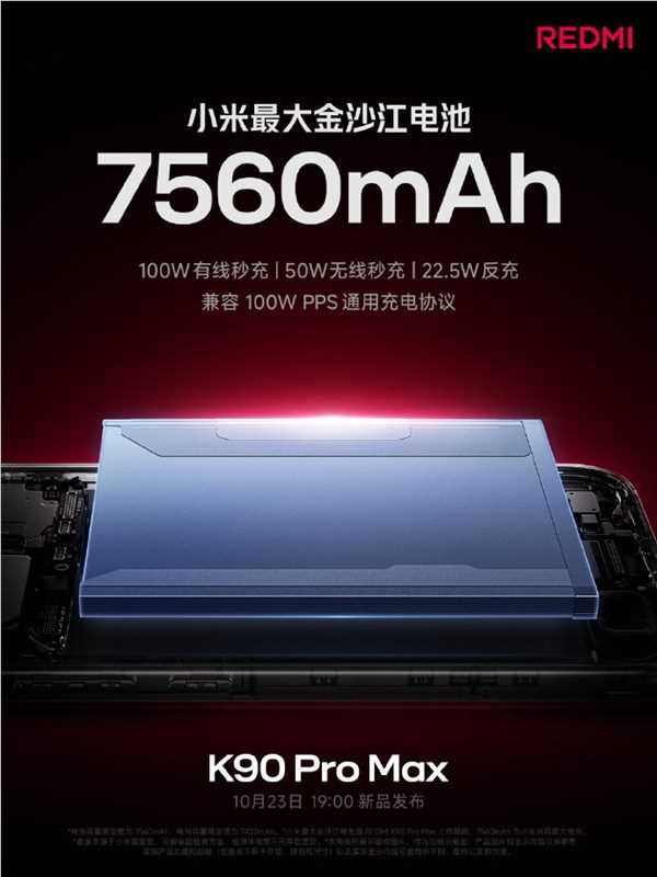 雷军力荐RedmiK90ProMax：4000档性能怪兽配置曝光(图5)
