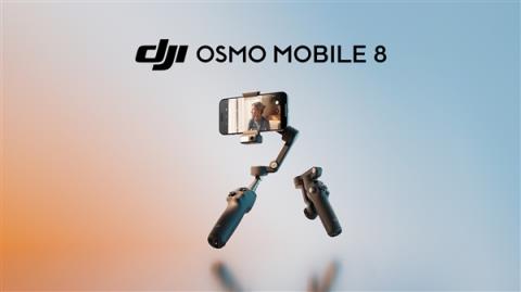 898元！大疆发布OsmoMobile8手机云台：原生跟拍、10小时续航(图1)