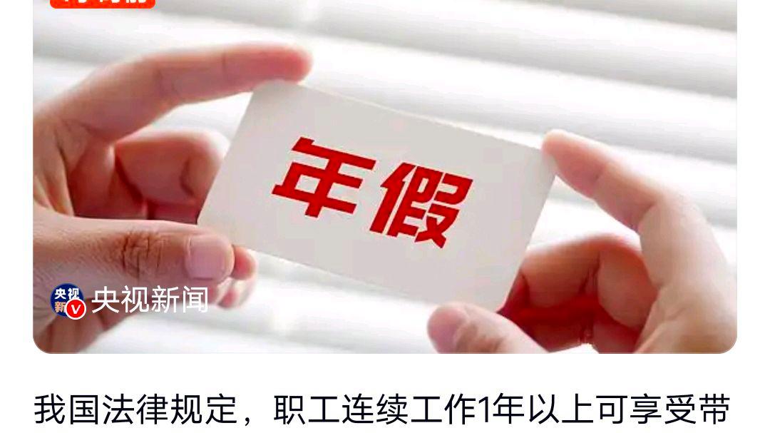 年休假能跨年休吗?官方解答来了?网友:那种工作特点可以呢