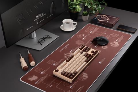 猫头鹰庆祝品牌20周年:推出NP-DM3限量鼠标垫!要价280元(图1)