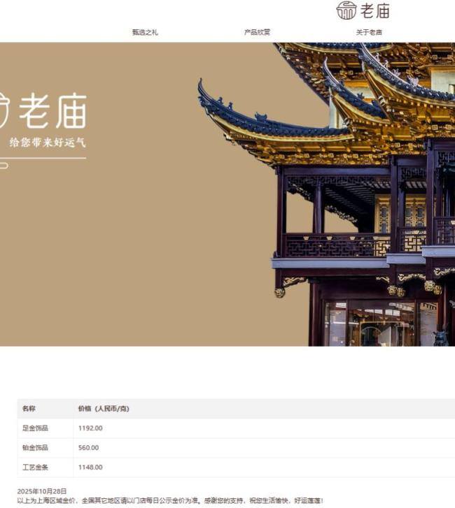 周大福、老凤祥等品牌下调金饰售价 金价一夜猛跌