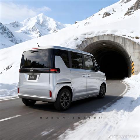 最实用的方盒子 博主绘制比亚迪纯电K-Car效果图:国内太罕见(图2)