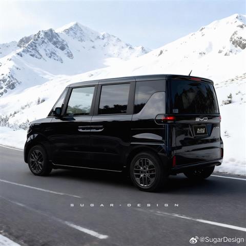 最实用的方盒子 博主绘制比亚迪纯电K-Car效果图:国内太罕见(图4)