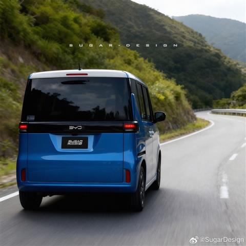 最实用的方盒子 博主绘制比亚迪纯电K-Car效果图:国内太罕见(图6)