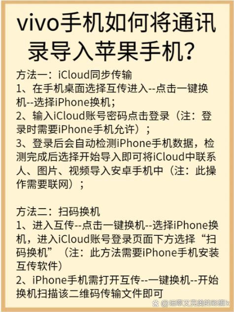 如何将vivo手机数据传到苹果手机？传输过程中需要注意什么？