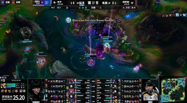 KT战胜CFO 横扫晋级四强