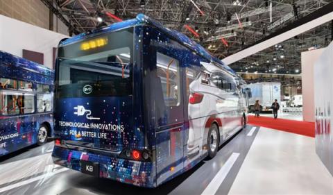 两款专为日本打造 比亚迪J6、J7、K8纯电巴士亮相东京车展(图9)