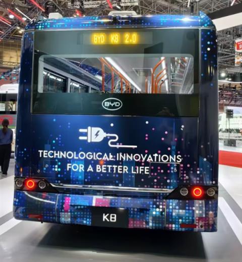 两款专为日本打造 比亚迪J6、J7、K8纯电巴士亮相东京车展(图10)