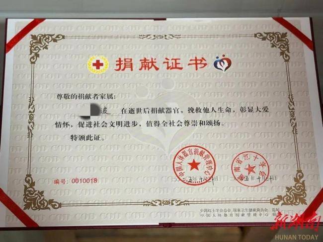 28岁运动员因病离世捐献器官 生命最后的奉献