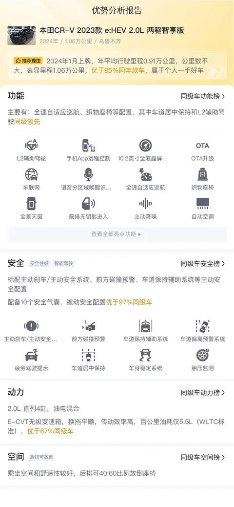 准新CRV混动?城市代步省油利器!