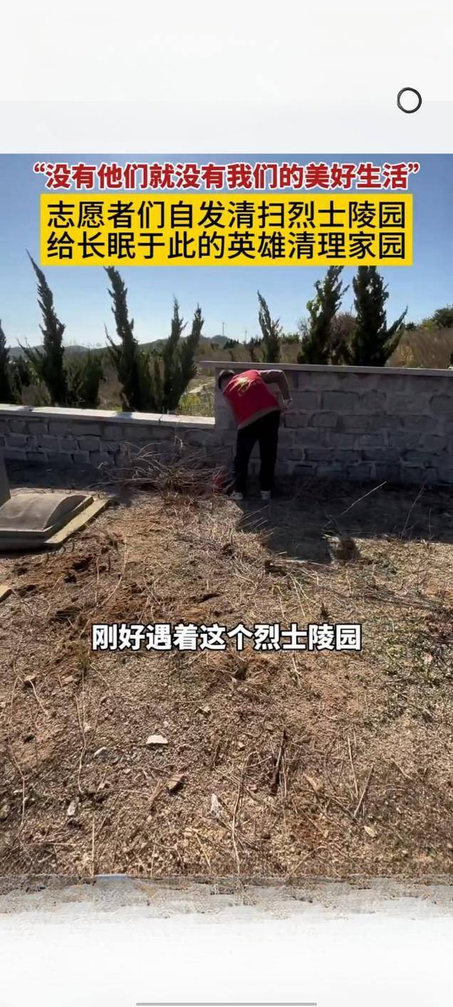 青年人相约自发清扫烈士陵园 缅怀先烈传承红色基因