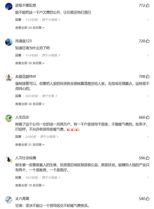 供热民企:亏损多源于领导打招呼,细节太多