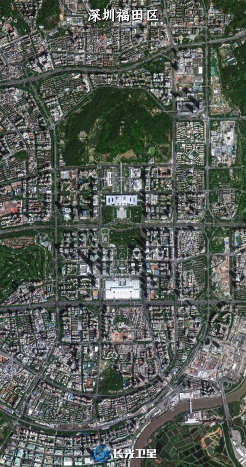 卫星俯瞰中国四大金融中心(图2)