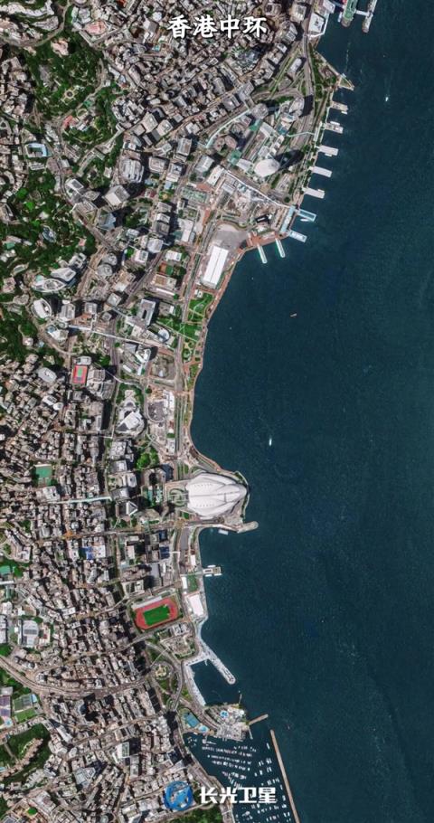 卫星俯瞰中国四大金融中心(图3)