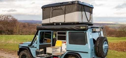 M-奔驰 G-Class露营车「有厨房、有厕所、有床位」