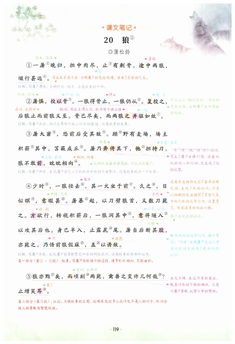 狼三则其三文言文断句?狼三则文言文翻译其二