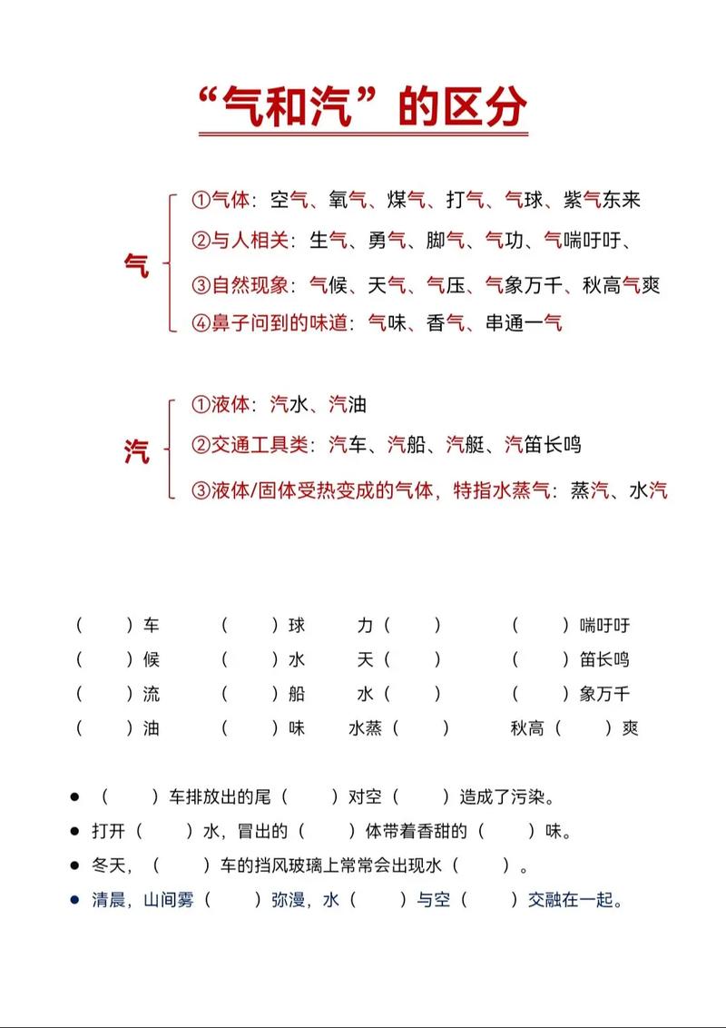 气怎么组词组词语有哪些？气怎么组词语一年级下册
