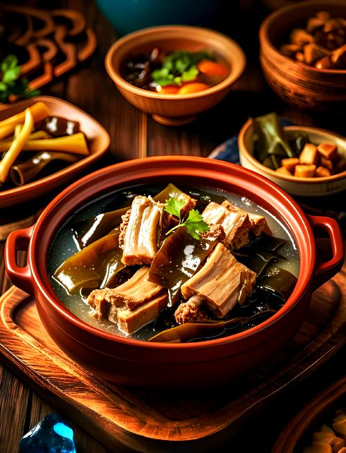 排骨和海带一起炖有什么功效？排骨能跟海带一起烧汤吗