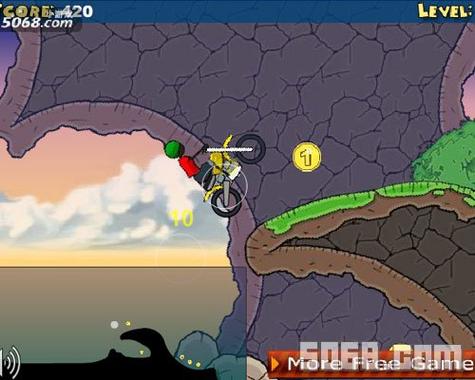 苹果有一款骑自行车的游戏？苹果有一款骑自行车的游戏2D黑白线