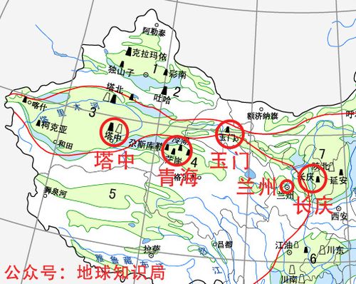 中国地图中兰州和南京的位置？中国地图兰州在哪
