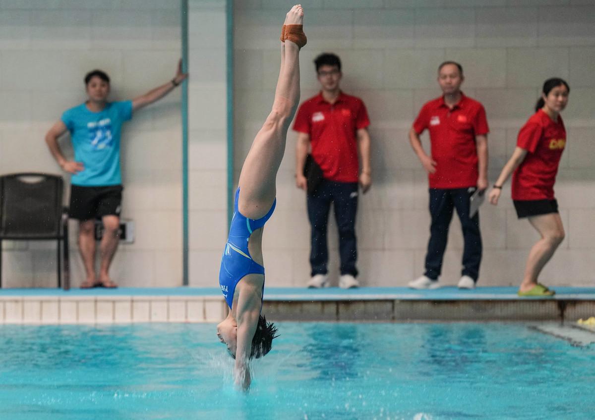 全红婵陈芋汐携新搭档亮相比拼 中国跳水“双子星”开启新篇章