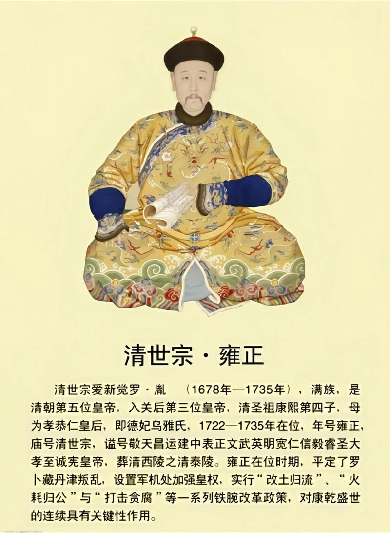 清雍正1724年殿试进士名录？雍正时期进士