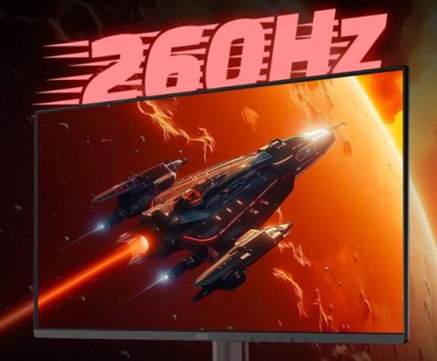 AOC新款24寸显示器首发649元:FHD260Hz屏、加入QD量子膜技术(图2)