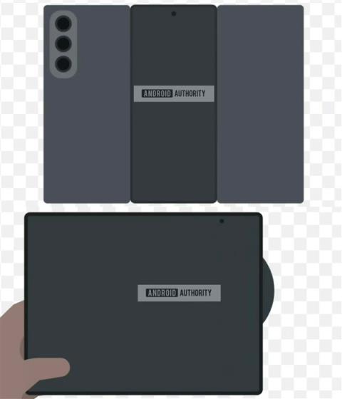 华为MateXT唯一对手!三星首款三折叠GalaxyZ TriFold现身(图4)