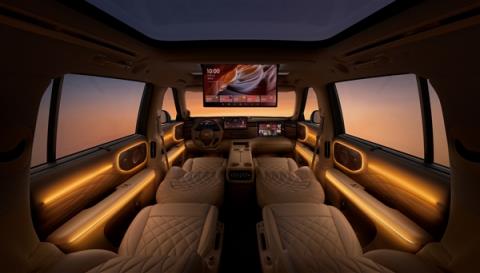 今晚预售!上汽智己旗舰LS9内饰官图发布:依旧新势力三件套(图2)