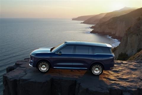 今晚预售!上汽智己旗舰LS9内饰官图发布:依旧新势力三件套(图5)