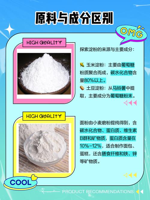 面粉跟淀粉有什么不同?面粉和淀粉是一个意思吗