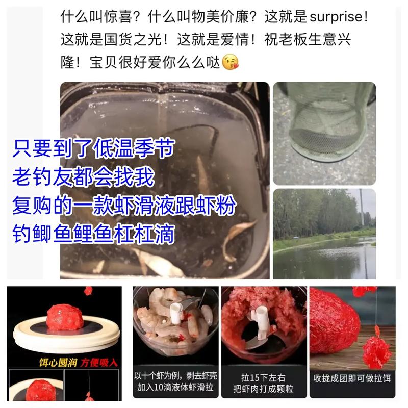 秋季钓鲫鱼虾肉饵料配方表?深秋用虾肉钓鱼