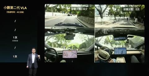 干翻特斯拉FSD 小鹏第二代VLA实测20公里小路仅接管1次(图2)
