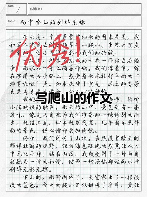 老师爬山是什么梗?老师带我们爬山的作文