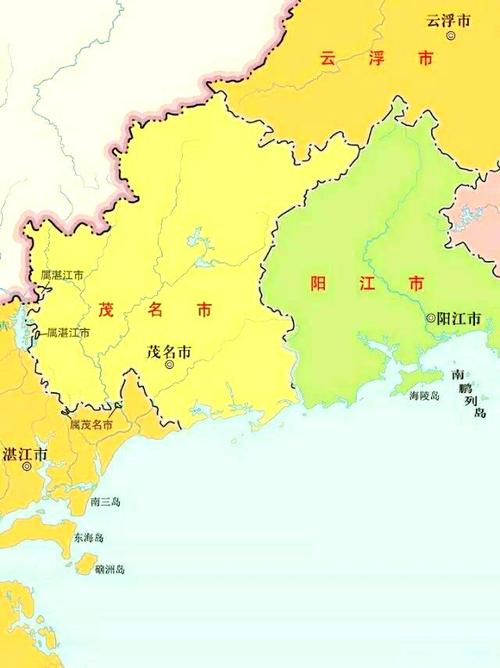 阳江市与江门市谁面积大?江门跟阳江是一个市区吗