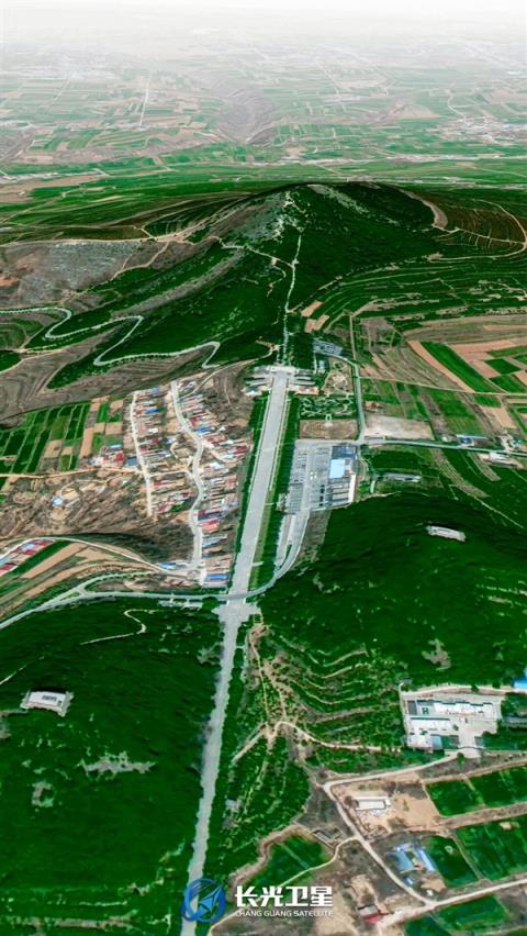 世界唯一夫妻合葬！卫星俯瞰中国帝王陵寝的巅峰：唐乾陵(图2)