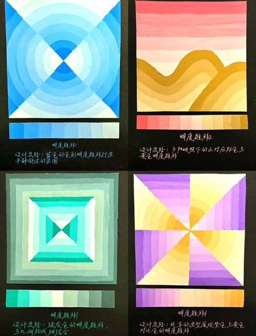 明度和纯度的对比画？明度和纯度的对比画图