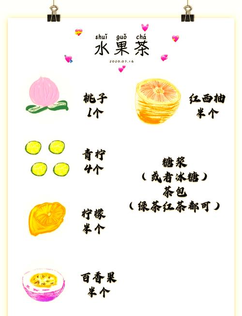 请问简单好喝的水果茶的做法?经典水果茶怎么做
