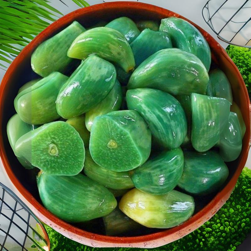 醋泡蒜为什么会变绿色能吃吗？醋泡蒜为什么变成绿色