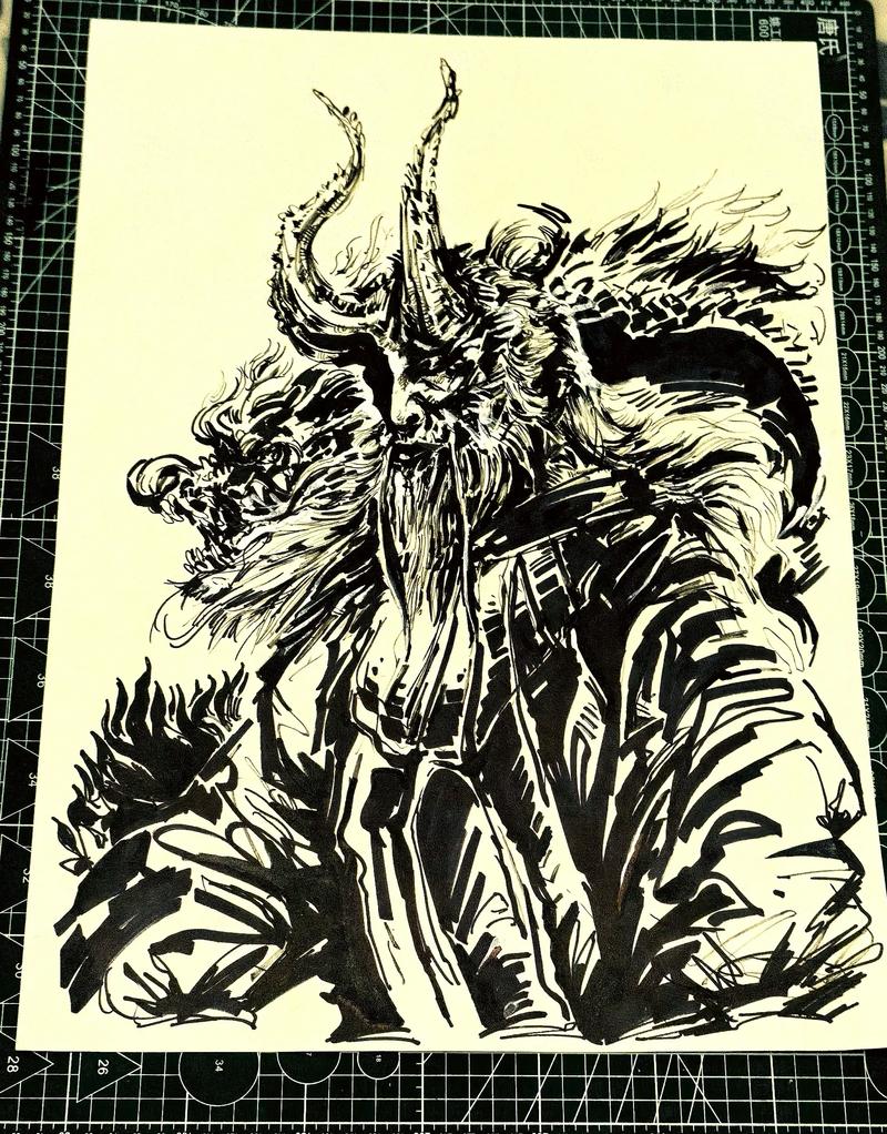 请问一种黑白画叫什么名称?黑白的画叫什么名字