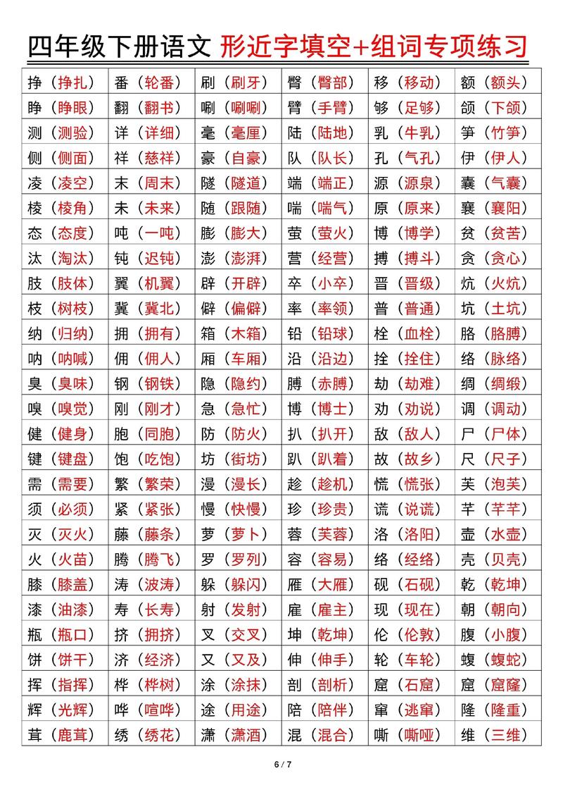 框的形近字组词和拼音有哪些？框的形近字是什么