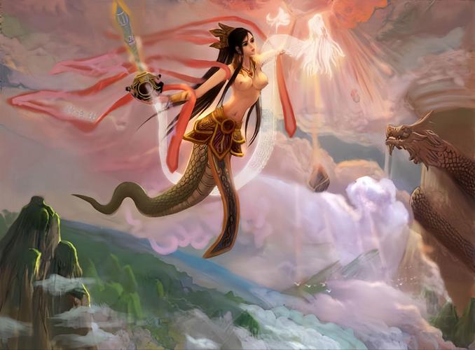 女娲娘娘是蛇身还是龙身？女娲是蛇身还是人身